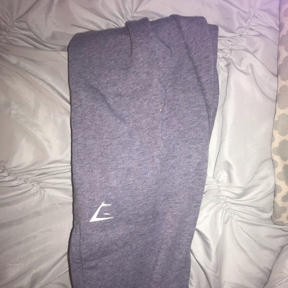Gymshark High Waisted Joggers in Steel Blue